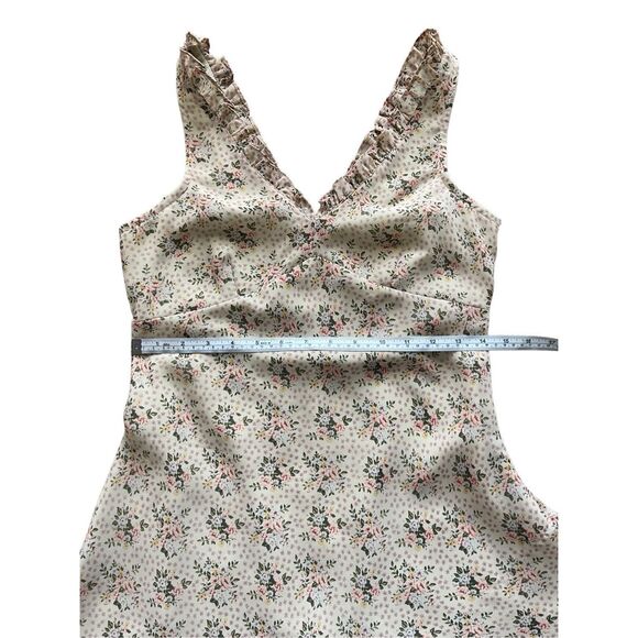 90s y2k express floral baby doll ruffled dress - Picture 4 of 8